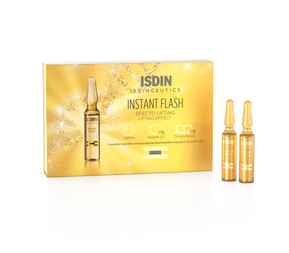 Isdinceutics Instant Flash Isdin - boîte de 5 ampoules de 2 ml