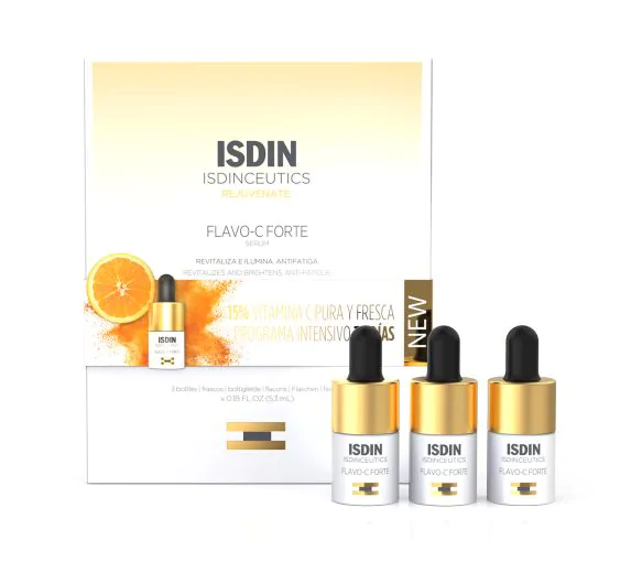 Isdinceutics rejuvenate Flavo-C forte sérum Isdin - 3 flacons de 5,3 ml