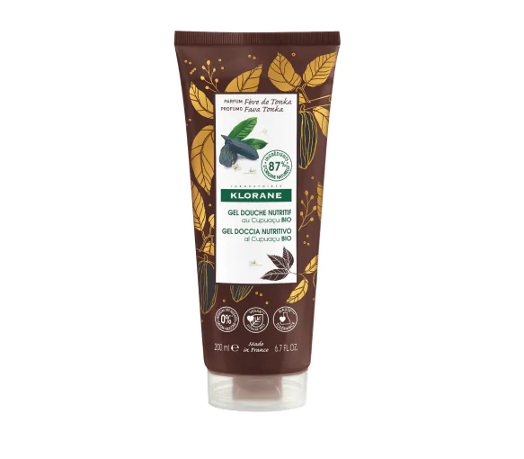 Gel douche de Noël au Cupuaçu bio et fève de tonka Klorane - tube 200ml