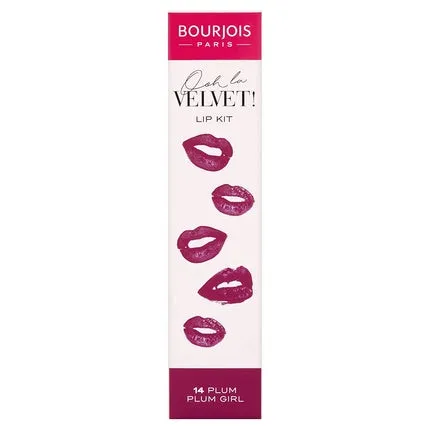 Bourjois Ooh La Velvet Lipstick & Lipliner 14 Plum Plum Girl
