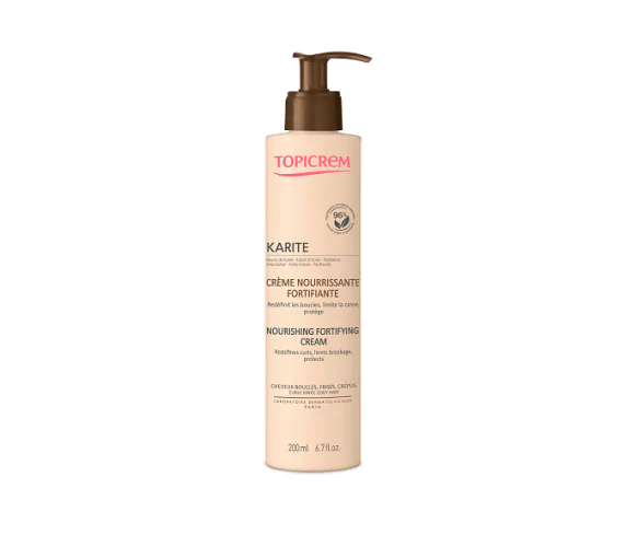 Karité crème nourrissante fortifiante Topicrem - flacon-pompe de 200 ml