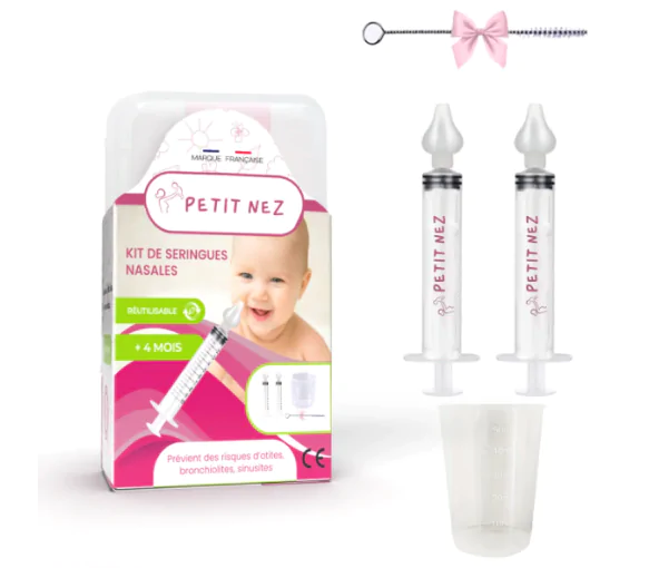 Kit de seringues nasales Petit nez - un kit