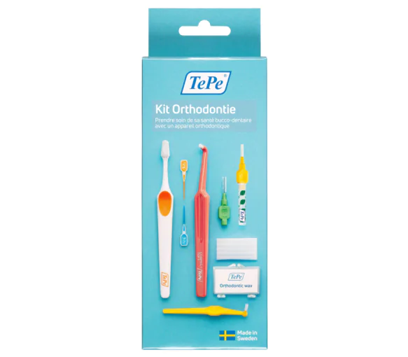 Kit orthodontie TePe - boîte de 6 produits