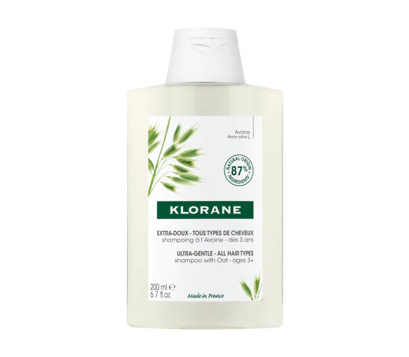 Shampooing au lait d'avoine extra-doux protecteur Klorane - flacon de 200 ml