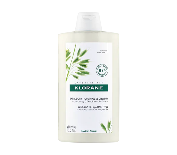 Shampooing au lait d'avoine extra-doux protecteur Klorane - flacon de 400ml