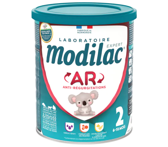 Lait Expert AR lait 2ème âge Modilac - pot de 800 g