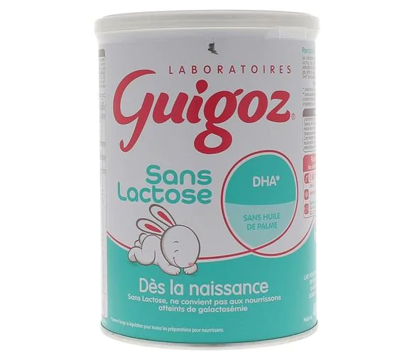Lait en poudre sans lactose 1er âge Guigoz - pot de 400g