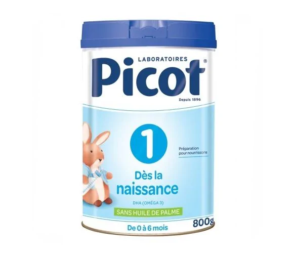 Lait poudre 1er âge standard Picot - boite de 800g