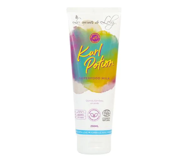 Lait pour cheveux Kurl Potion Les Secrets de Loly - tube de 250ml