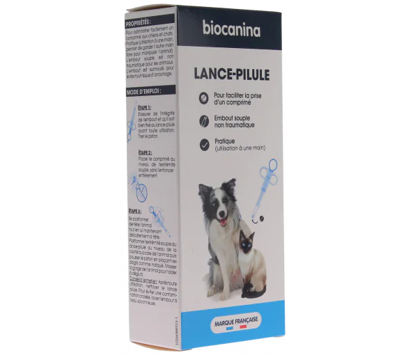 Lance-pilule pour chiens ou chats Biocanina - un lance-pilule