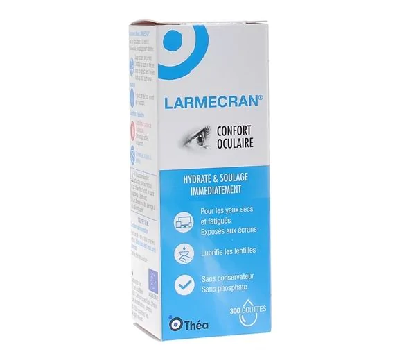 Larmecran Gouttes confort oculaire Théa - flacon de 10ml