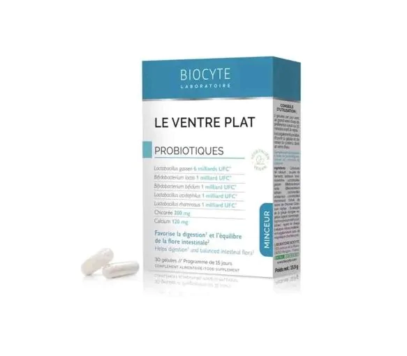 Le ventre plat Biocyte - boite de 30 gélules