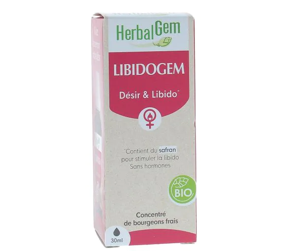 Libidogem désir & libido femme bio Herbalgem - flacon compte-gouttes de 30ml