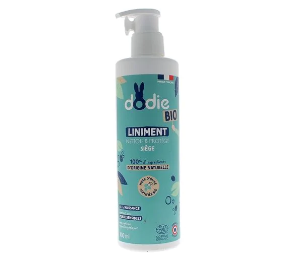 Liniment siège bio Dodie - flacon pompe de 400ml