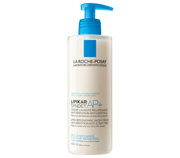 Lipikar Syndet AP+ crème lavante La Roche-Posay - flacon pompe de 400ml