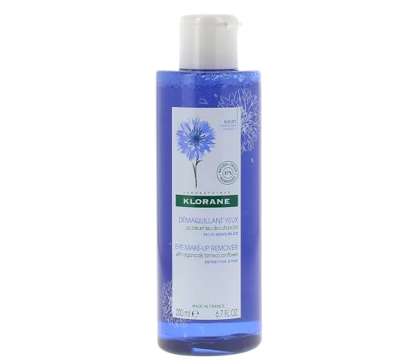 Lotion florale démaquillante au bleuet apaisant Klorane - flacon de 200 ml
