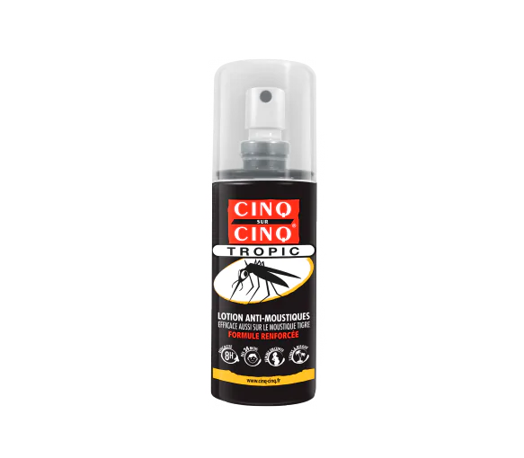 Lotion anti-moustiques tropic Cinq sur cinq - spray de 75 ml