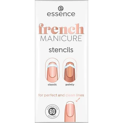 Essence French Manicure Stencils 60pcs