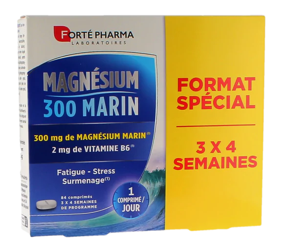 Magnésium marin 300 Forté Pharma - boîte de 56 comprimés
