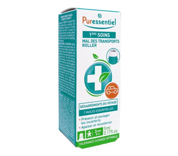 Mal des transports Puressentiel - roll-on de 5ml