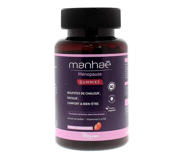 Manhaé Ménopause Vitavea - pot de 60 gummies