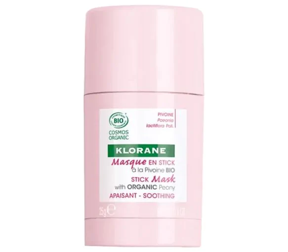 Masque en stick à la pivoine bio Klorane - stick de 25 g