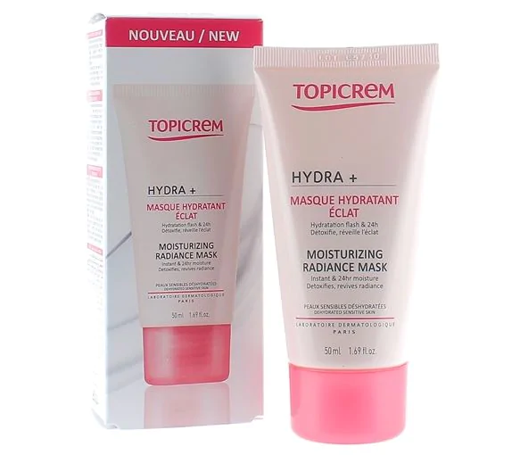 HYDRA+ Masque hydratant éclat Topicrem - tube de 50 ml
