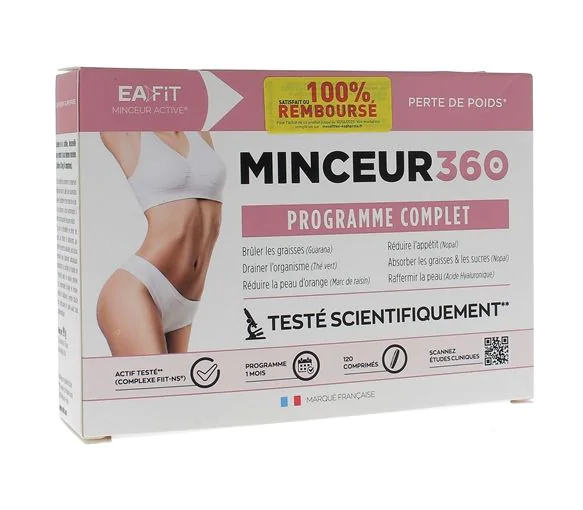 Minceur 360 programme complet Eafit - boîte de 120 comprimés