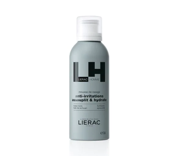 Mousse de rasage anti-irritations Lierac homme - flacon de 150ml