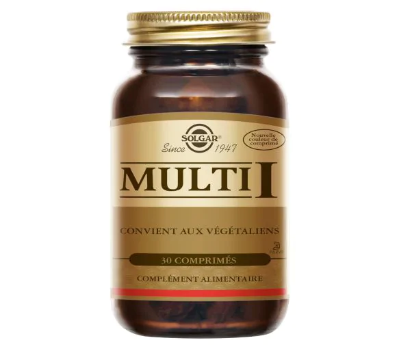 Multi I Solgar - boîte de 30 comprimés