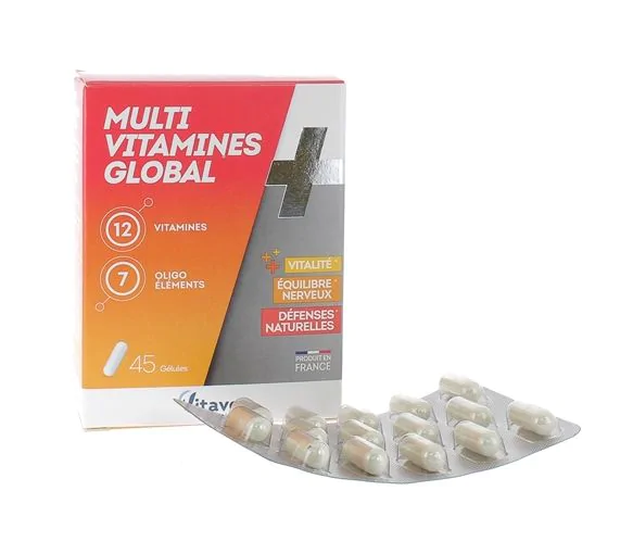 Multi vitamines global Vitavea - boîte de 45 gélules