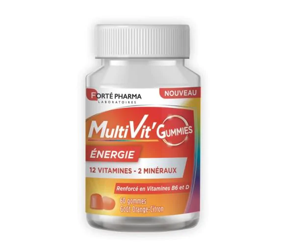 Multivit' Gummies énergie Forte Pharma - pot de 60 gommes