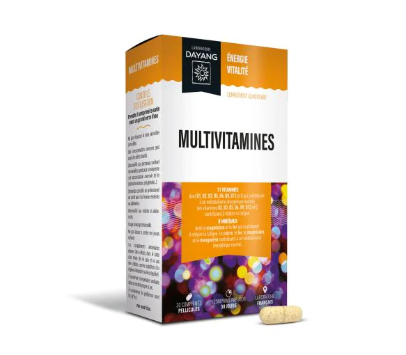 Multivitamines Dayang - boite de 30 comprimés