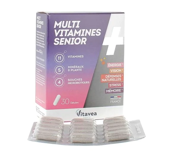 Multivitamines Senior Nutrisanté - boîte de 30 gélules