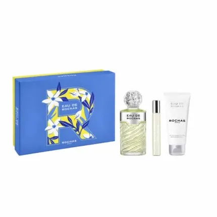 Rochas Eau De Set 3 Pieces Eau de Toilette 100ml Unisexe