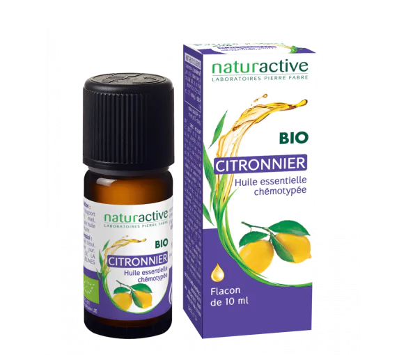 Huile essentielle  de citronnier BIO Naturactive - flacon de 10 ml