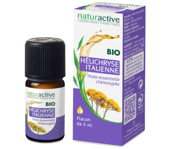 Huile essentielle d'Hélichryse italienne Bio Naturactive - flacon de 5 ml