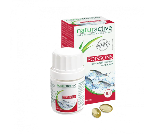 Elusanes Huile de poisson Naturactive - boîte de 30 gélules