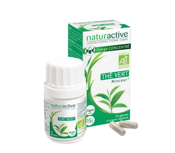 Thé vert bio Naturactive - boîte de 30 gélules