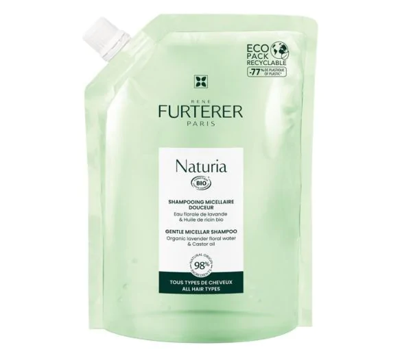 Naturia shampooing micellaire douceur bio René Furterer - éco-recharge de 400ml