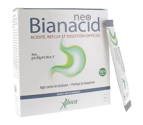 NeoBianacid acidité et reflux Aboca - 20 sachets-dose de granulés