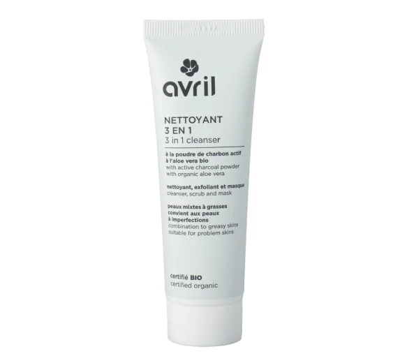 Nettoyant 3 en 1 bio Avril - tube de 50 ml
