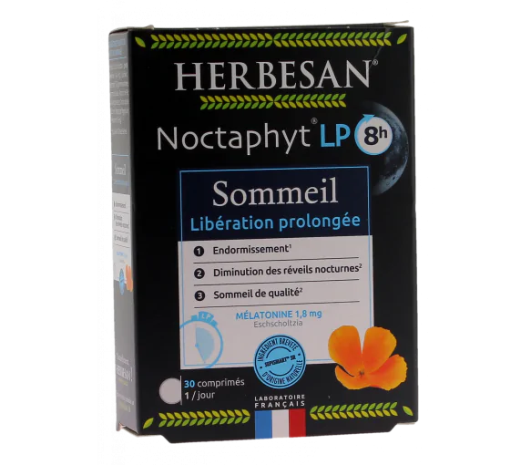 Noctaphyt LP 8h Herbesan - boîte de 30 comprimés