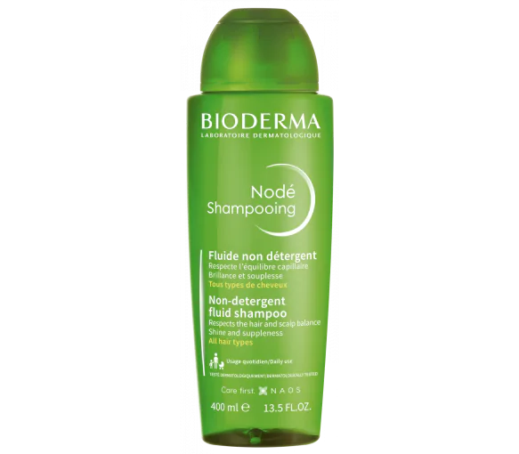 Nodé shampooing fluide non détergent Bioderma - flacon de 400 ml