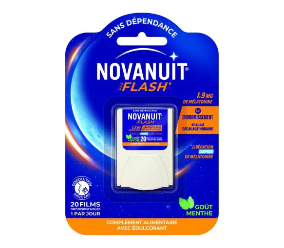 Novanuit flash Sanofi - 20 films orodispersibles