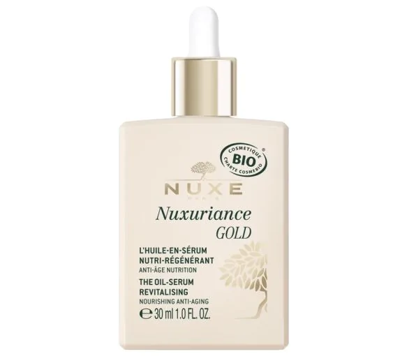 Nuxuriance Gold L'huile-en-sérum nutri-régénérant bio Nuxe - flacon-pipette de 30 ml