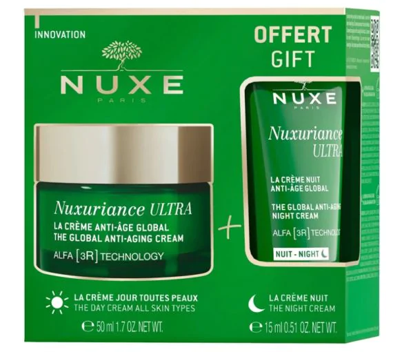 Nuxuriance Ultra La crème anti-âge global Nuxe - pot de 50 ml + crème nuit 15 ml offerte