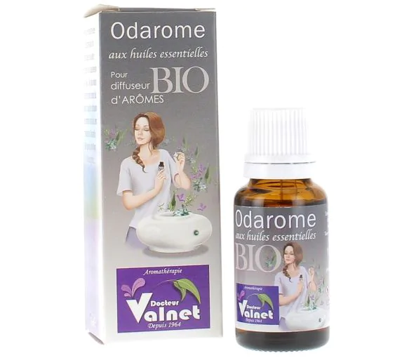 Odarome aux huiles essentielles bio pour diffuseur Docteur Valnet - Flacon de 15ml