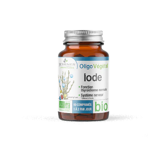 OligoVégétal Iode bio 3 Chênes - pot de 60 comprimés