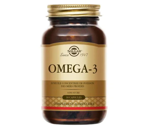 Oméga 3 Solgar - pot de 30 capsules